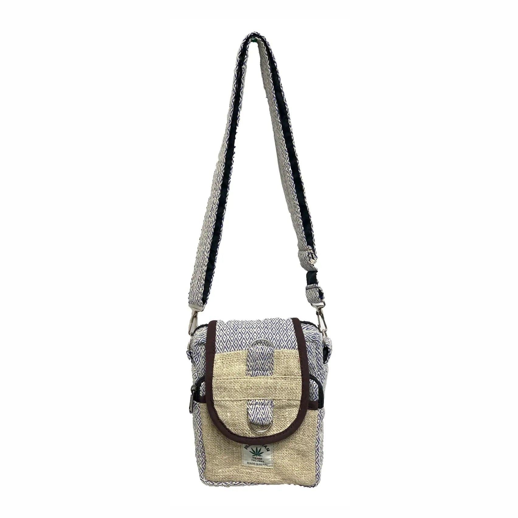 Himalayan – Mini-Umhängetasche aus Hanf & Baumwolle