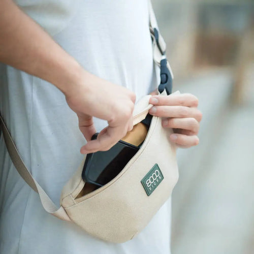 8000 Kicks Europe - Hanf Fanny-Pack Beige