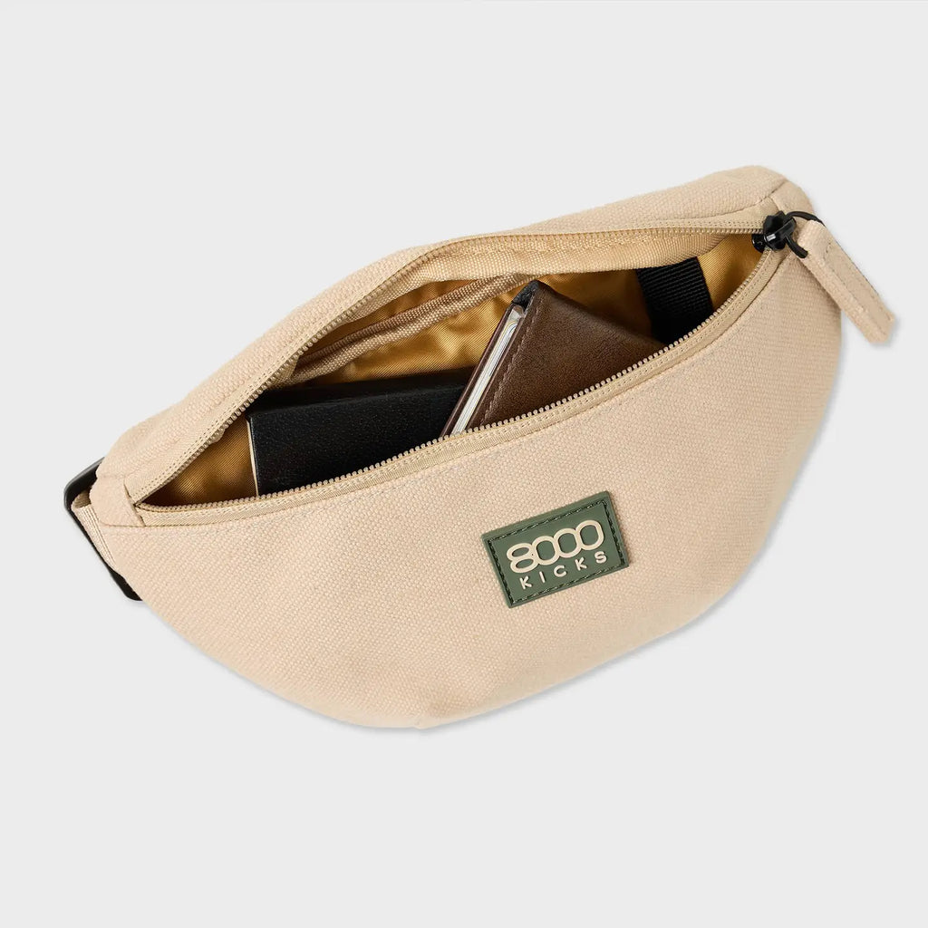 8000 Kicks Europe - Hanf Fanny-Pack Beige
